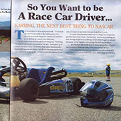 Paul Bussi, Pamela Bussi, Signature Magazine, Go Karts, karting, photography, action photography